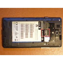 Замена SD-карты Huawei Ascend G700