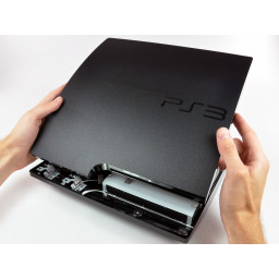 Замена тонкой верхней крышки PlayStation 3